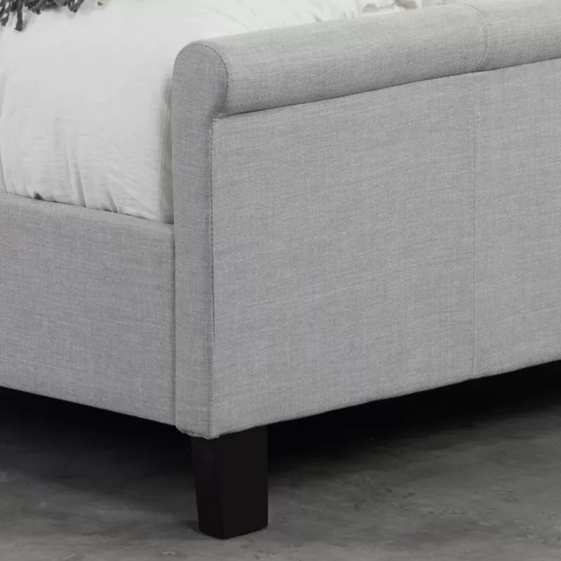 Generation Double Grey Fabric Bed