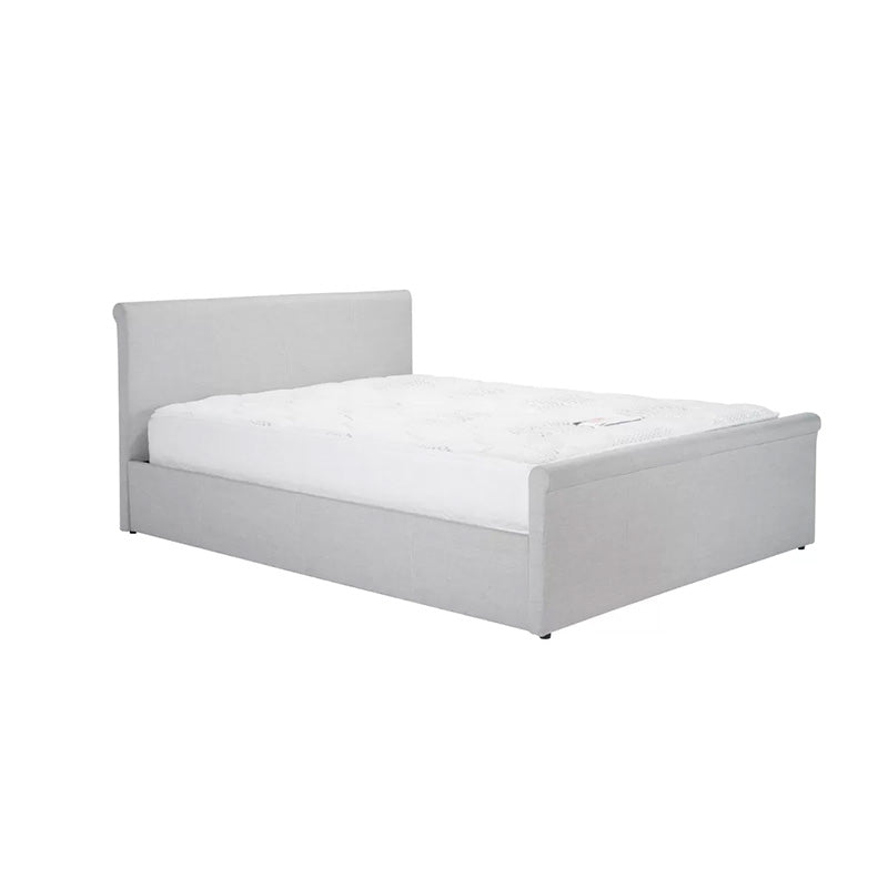 Generation Double Grey Ottoman Storage Fabric Bed