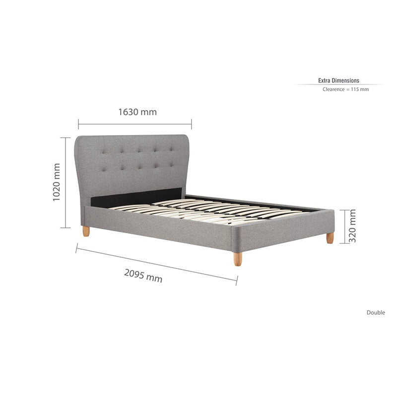 Timeless Comfort Fabric Bed