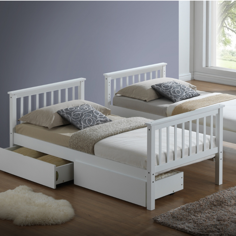 Hudson White Bunk Bed