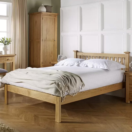 Womack Oak Wooden Bed