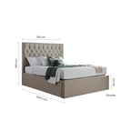 Wilson Fabric Ottoman Storage Bed