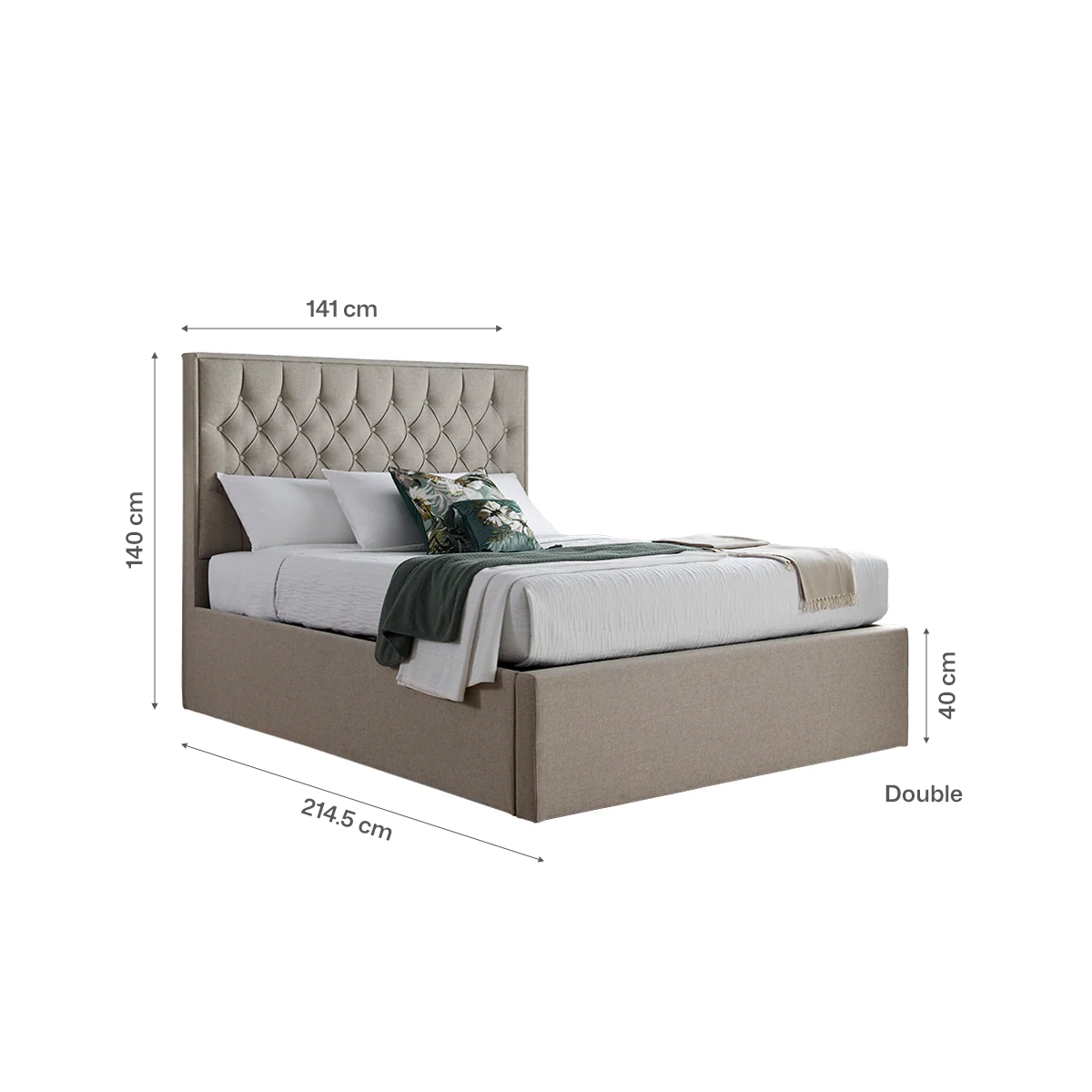 Wilson Fabric Ottoman Storage Bed