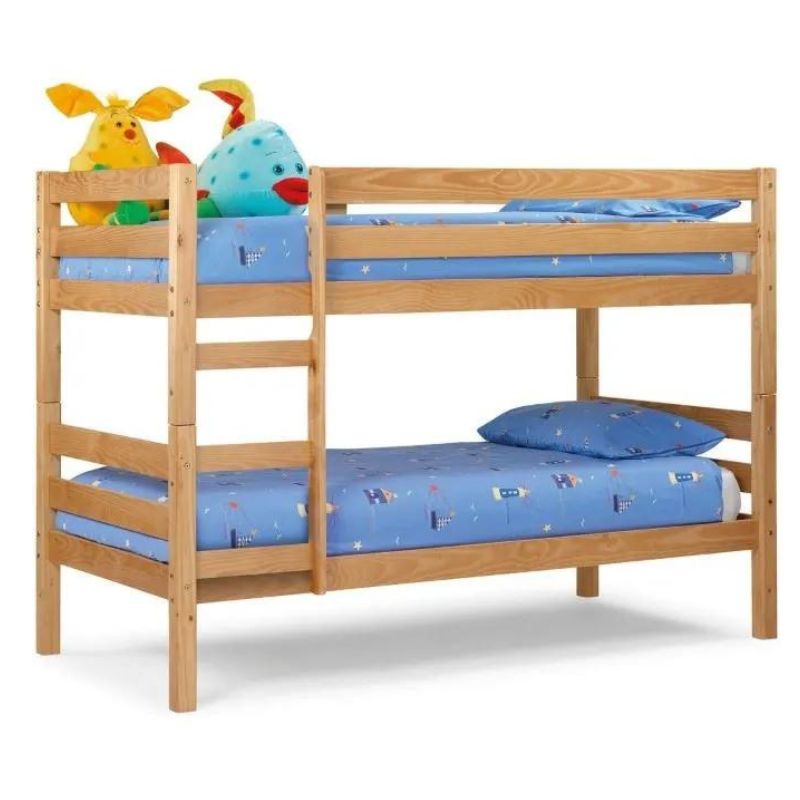 Capella Solid Pine Wooden Bunk Bed Frame - 3ft Single