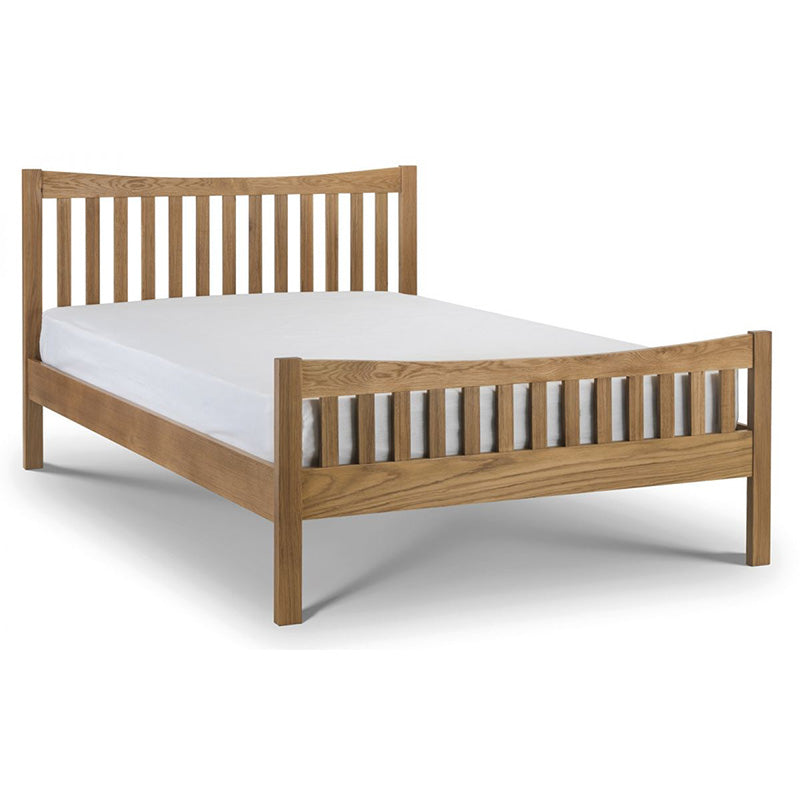 Pargano Solid Oak Wooden Bed