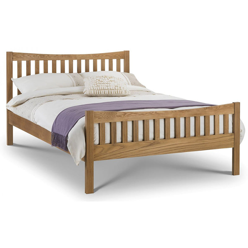 Pargano Solid Oak Wooden Bed