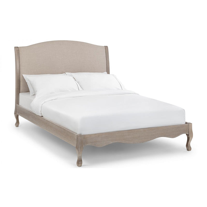 Parisan Oatmeal Linen Champagne Bed