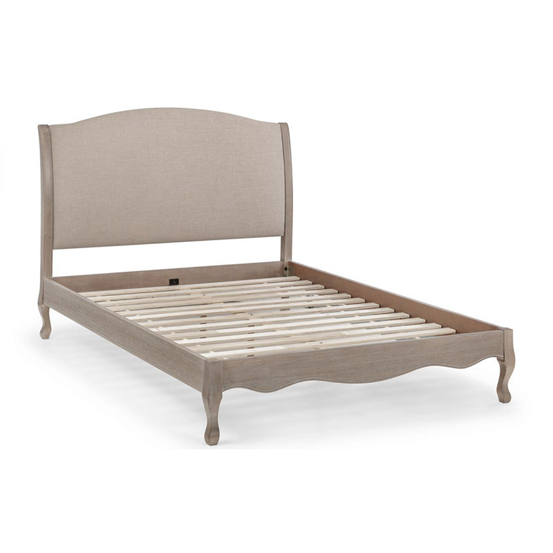 Parisan Oatmeal Linen Champagne Bed