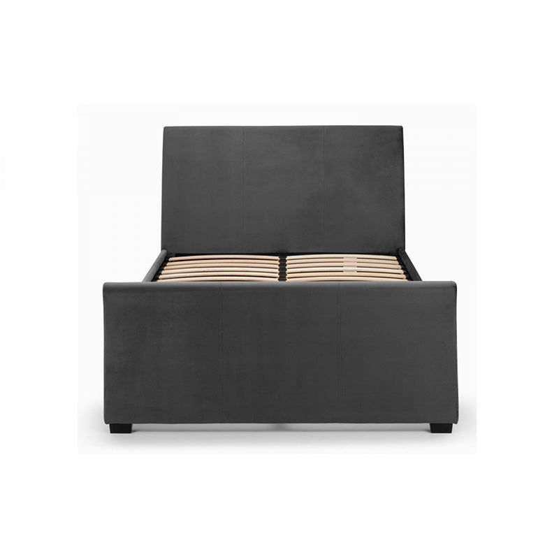 Solaro Velvet Bed with Storage Drawers