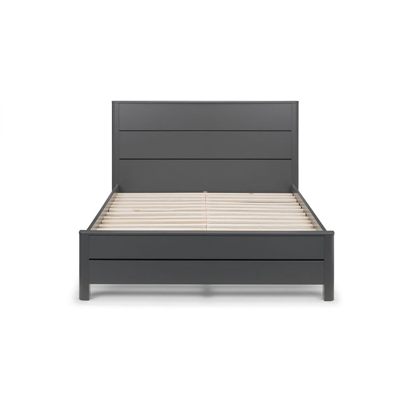 Woodchuck Storm Grey Wooden Bed