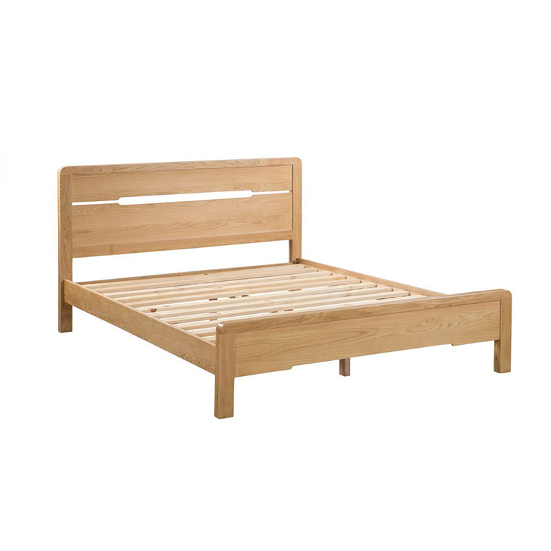 Loop Double Oak Wooden Bed Frame