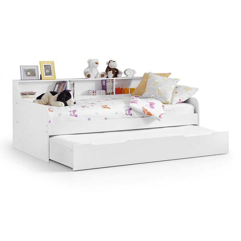 Chase Pure White Wooden Day Bed with Guest Trundle