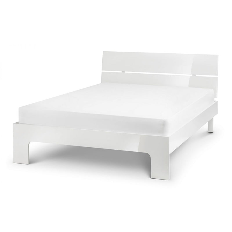 Harlem High Gloss White Bed