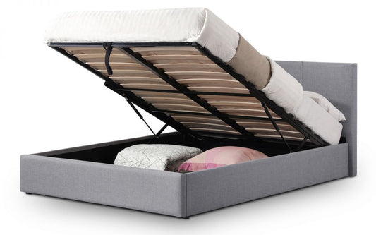 Venice Linen Ottoman Storage Bed