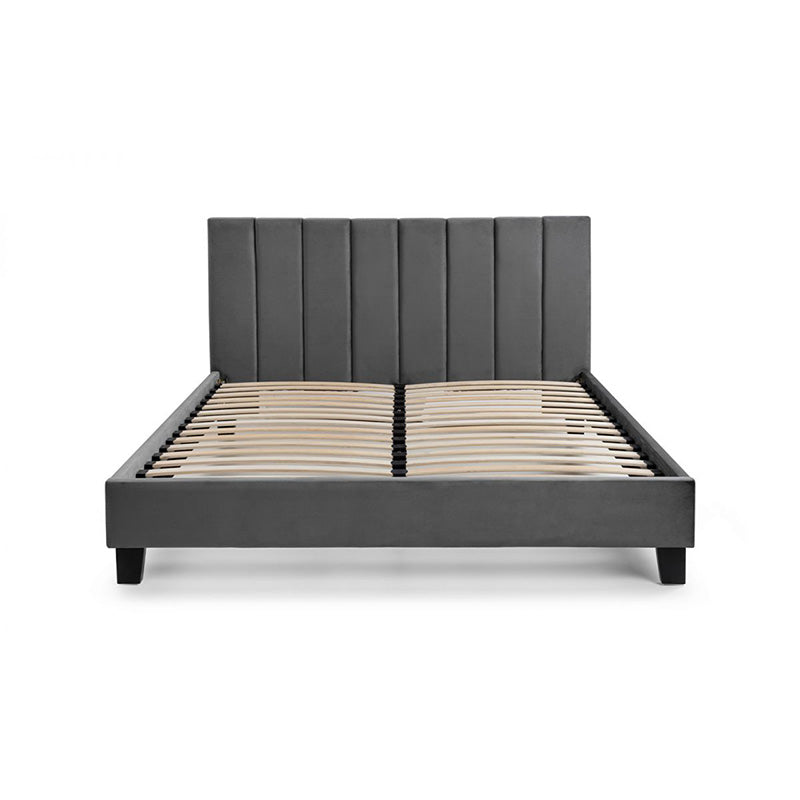 Romance Grey Velvet Bed