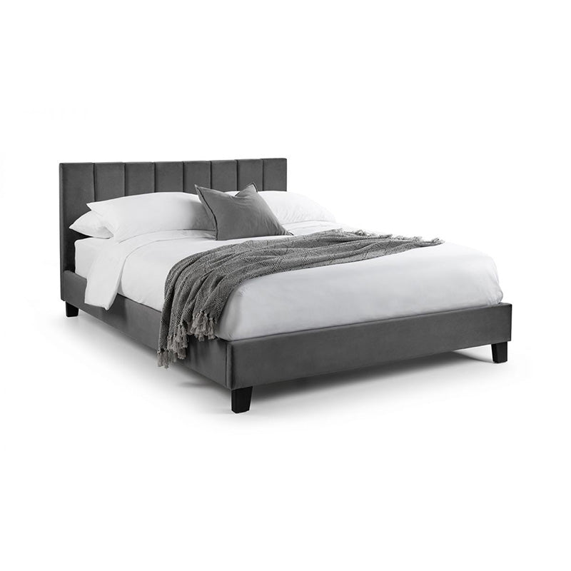 Romance Grey Velvet Bed