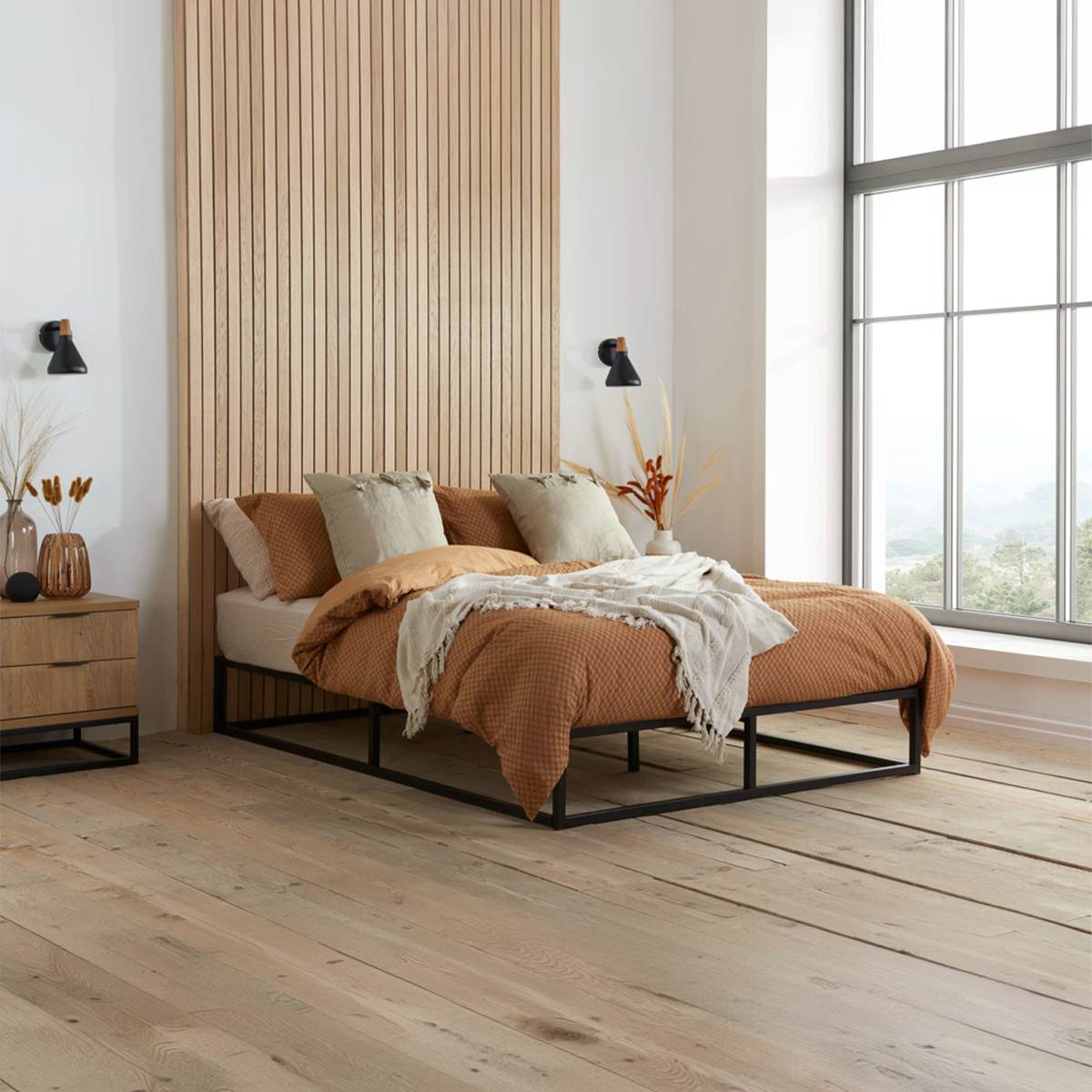 Soho Metal Platform Bed Frame