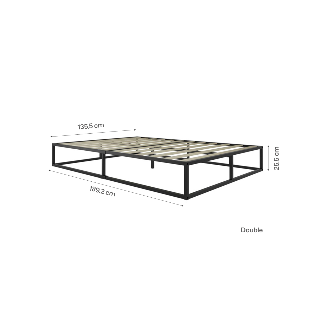 Soho Metal Platform Bed Frame
