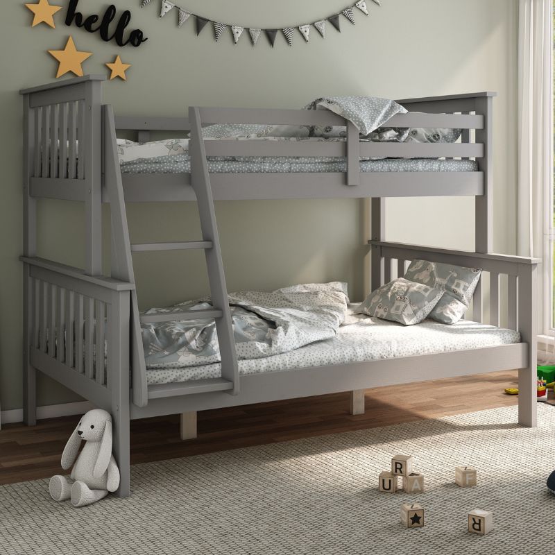 Carra Triple Sleeper Pine Bunk Bed