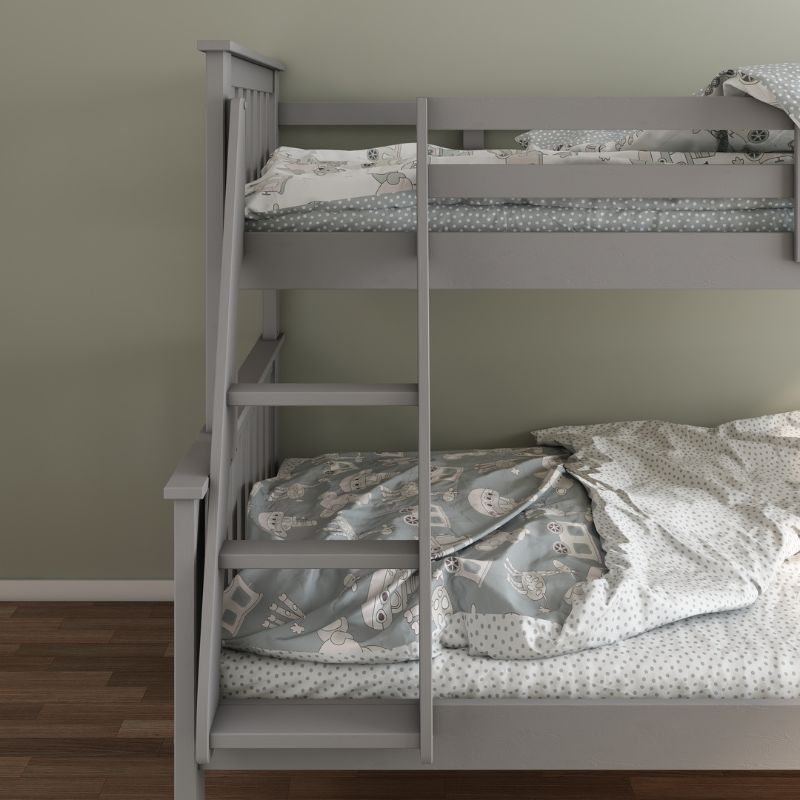 Carra Triple Sleeper Pine Bunk Bed