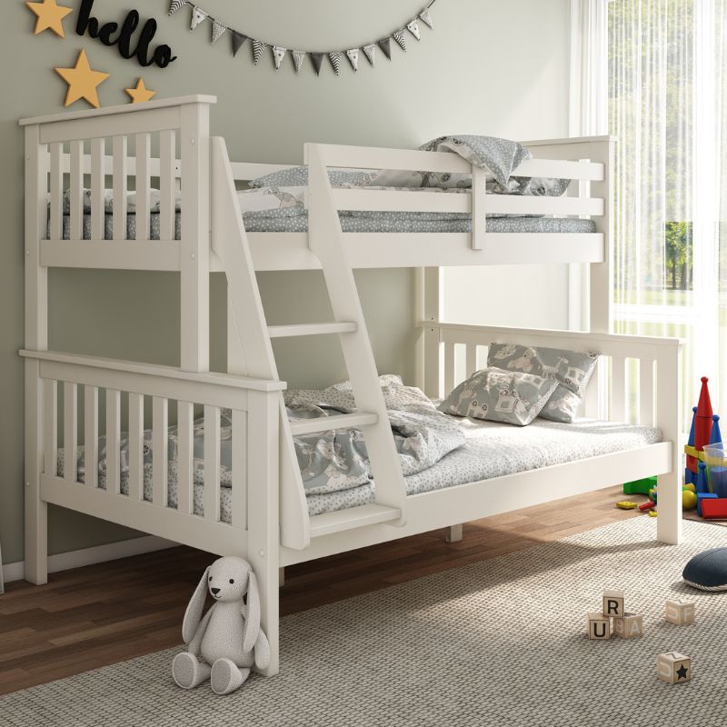 Carra Triple Sleeper Pine Bunk Bed