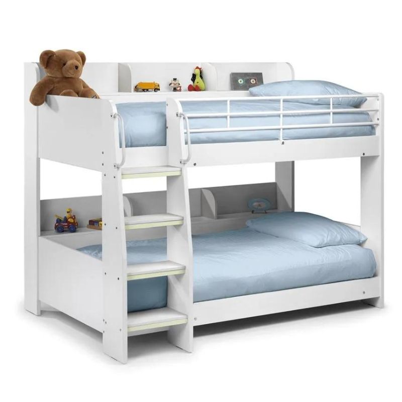 Casino Wooden and Metal Kids Storage Bunk Bed Frame - 3ft Single