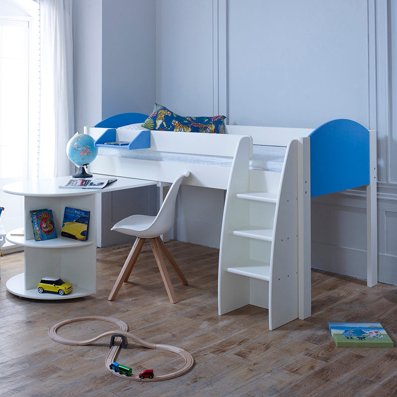 Eli B Mid Sleeper with Pull out Desk Single Bed - 3ft Single