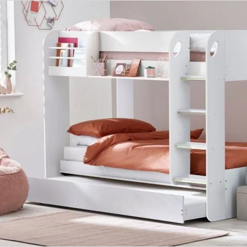 Amani full over full bunk bed hot sale with trundle