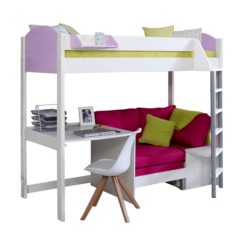 Purple futon deals bunk bed