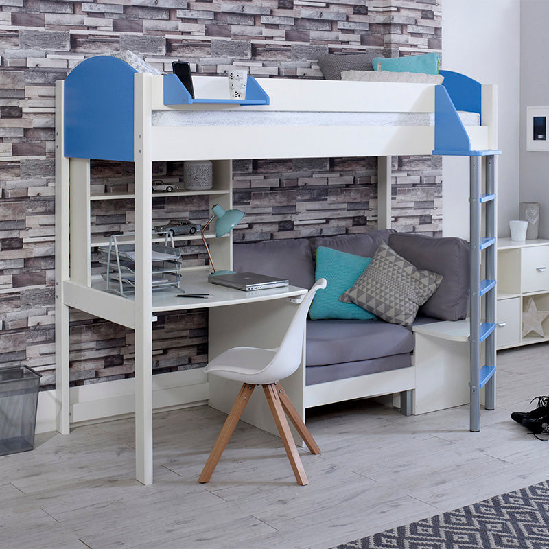 Futon bunk bed with 2024 desk