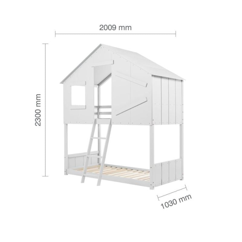 Safari Adventure Bunk Bed With Ladder - 3ft