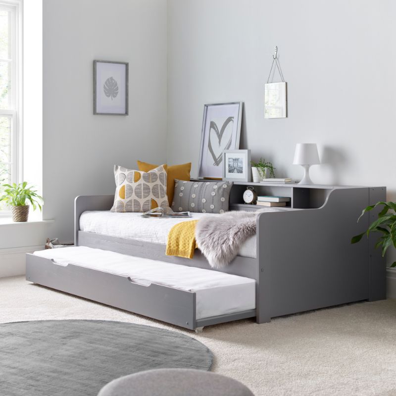 Tyler Wooden Day Bed with Guest Bed Trundle